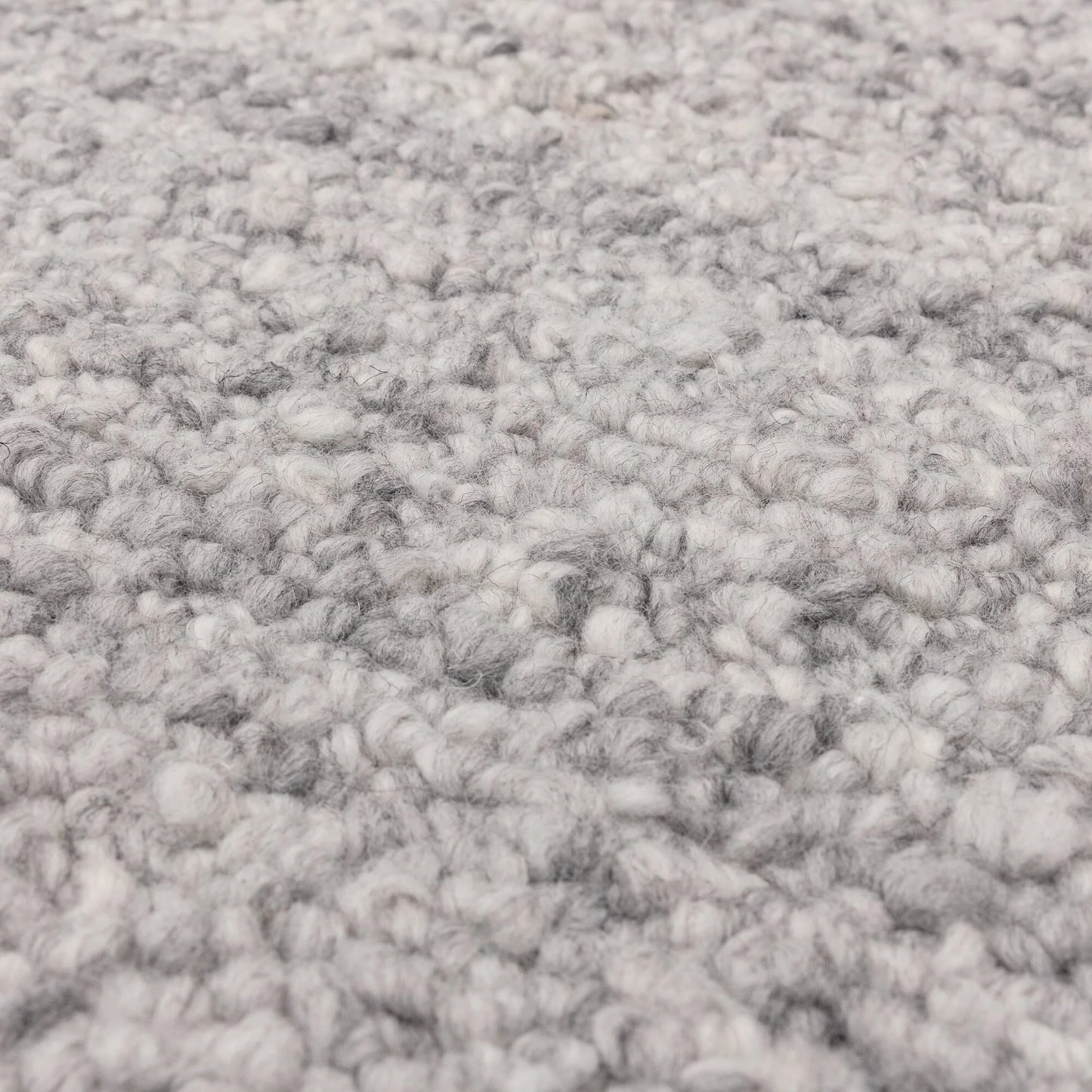 Abbus Boucle Luxury Rug - Steel