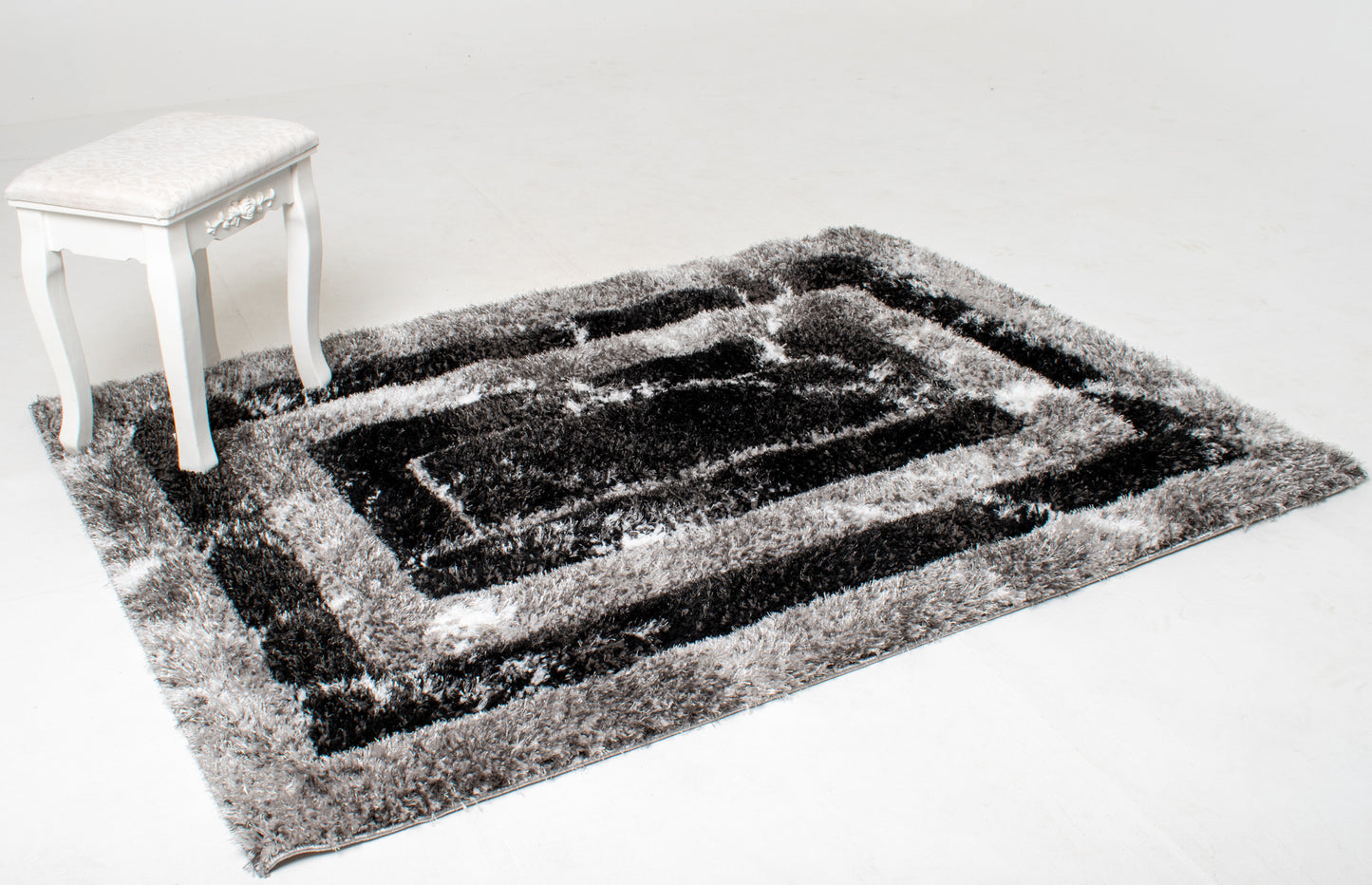 Urban Luxe Shaggy Rug - Charcoal