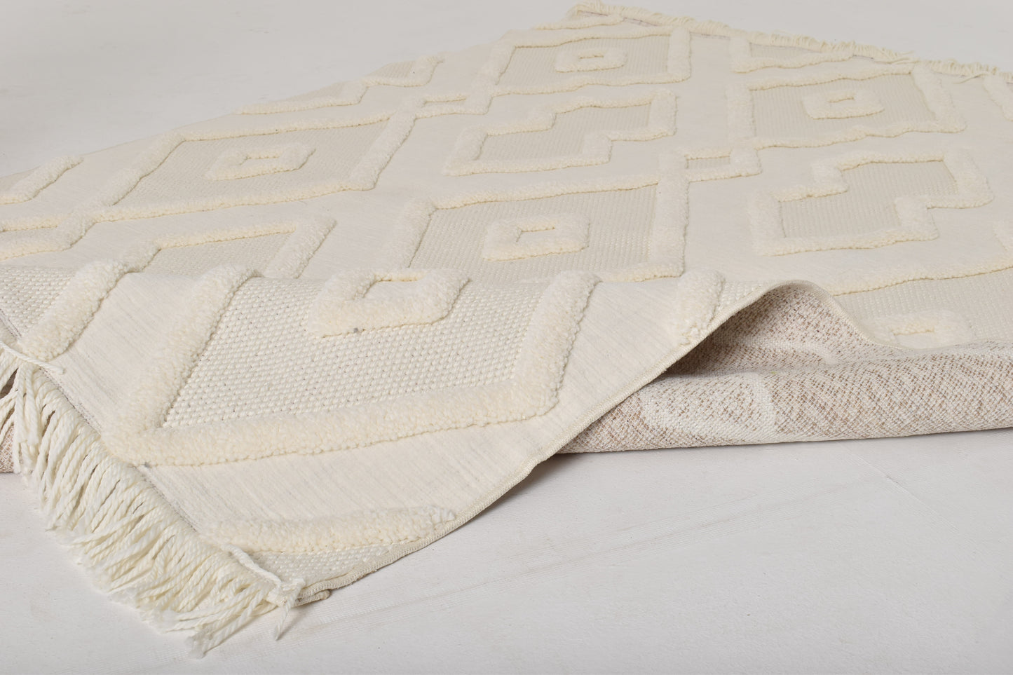 Summer Breeze Woven Rug - Cream