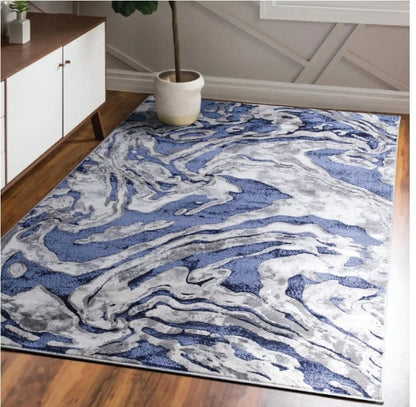 OPULENCE Marble Blue/Silver