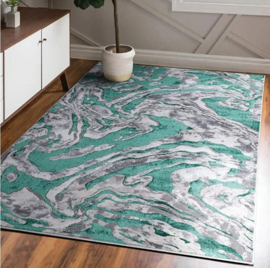 OPULENCE Marble Green/Silver