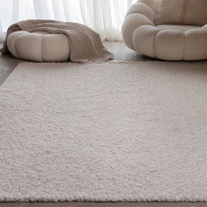 Abbus Boucle Luxury Rug - Ivory