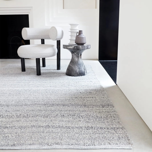 Abbus Boucle Luxury Rug - Steel