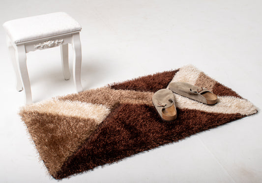 Sienna Spectrum Shaggy Rug - Brown