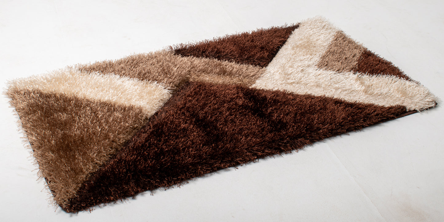 Sienna Spectrum Shaggy Rug - Brown