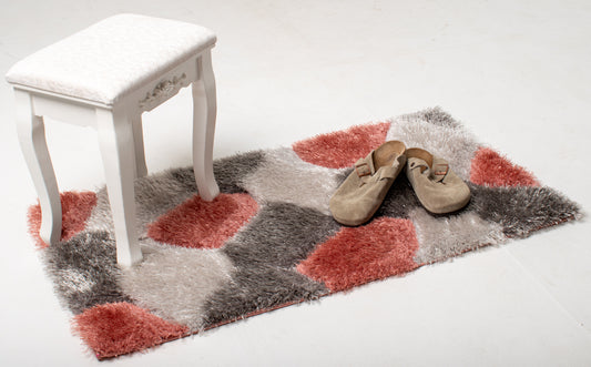 Pebble Perfection Shaggy Rug - Pink