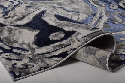 OPULENCE Marble Blue/Silver