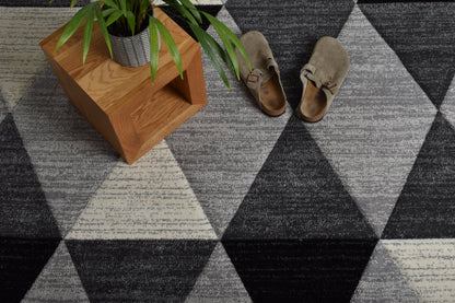 Triangular Harmony Rug - Midnight