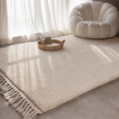 Fes Luxury Berber Rug - Cream