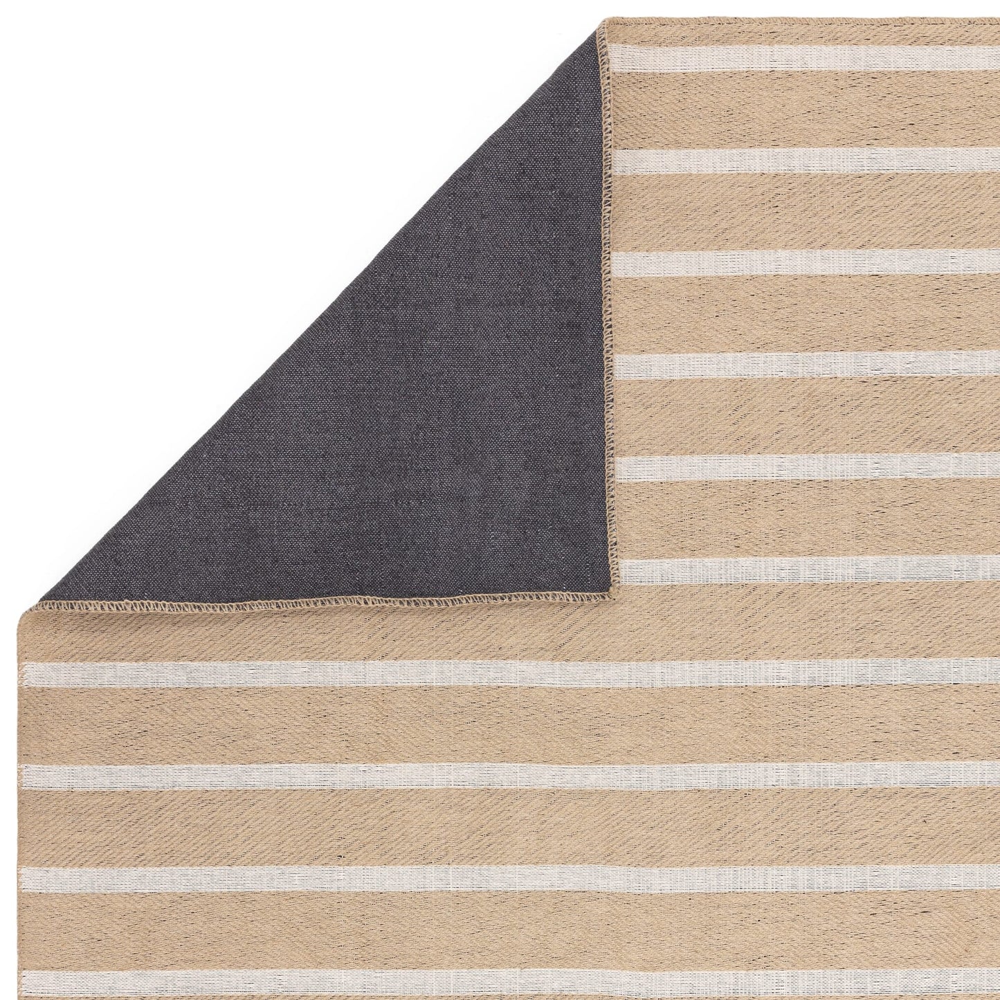 Global Stripe Jute Rug - Cream