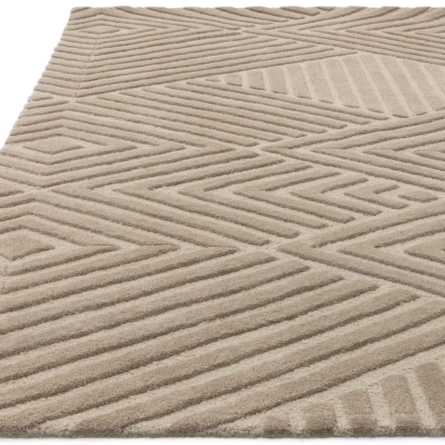 Hague Luxury Wool Rug - Taupe