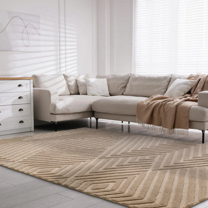 Hague Luxury Wool Rug - Taupe