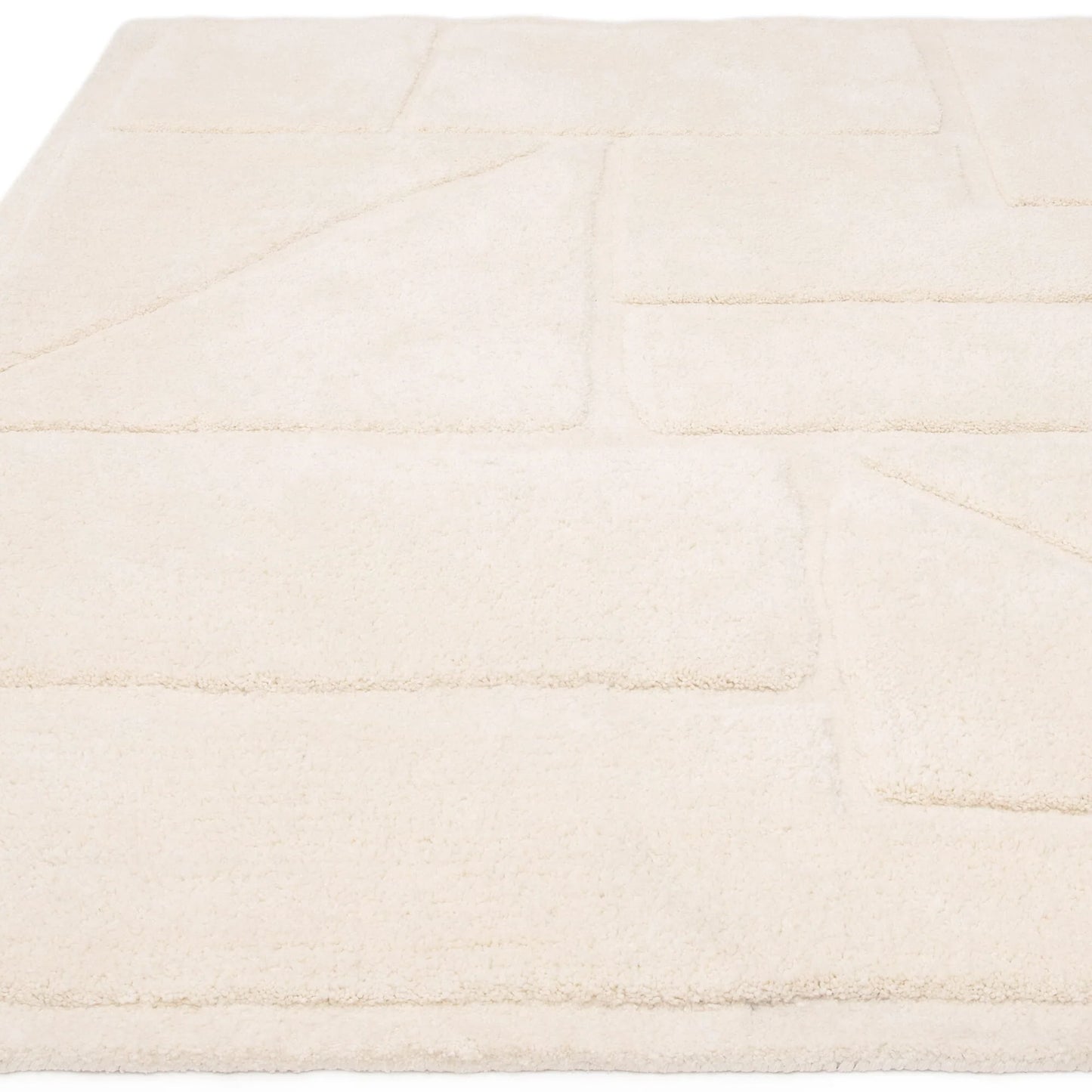 Horizon Geometric Luxury Rug - Ivory