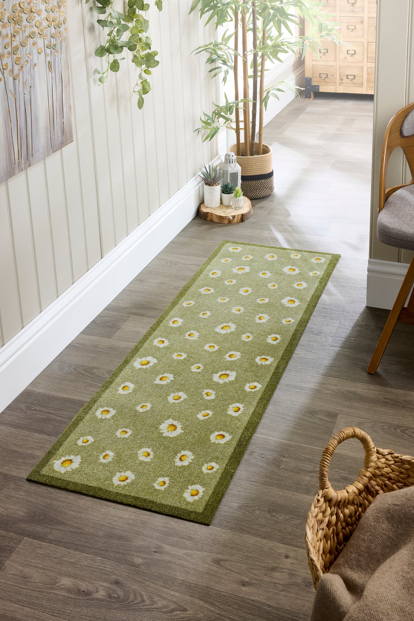 Daisy Machine Washable Runner