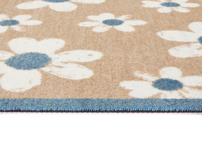 Flower Home Machine Washable Runner