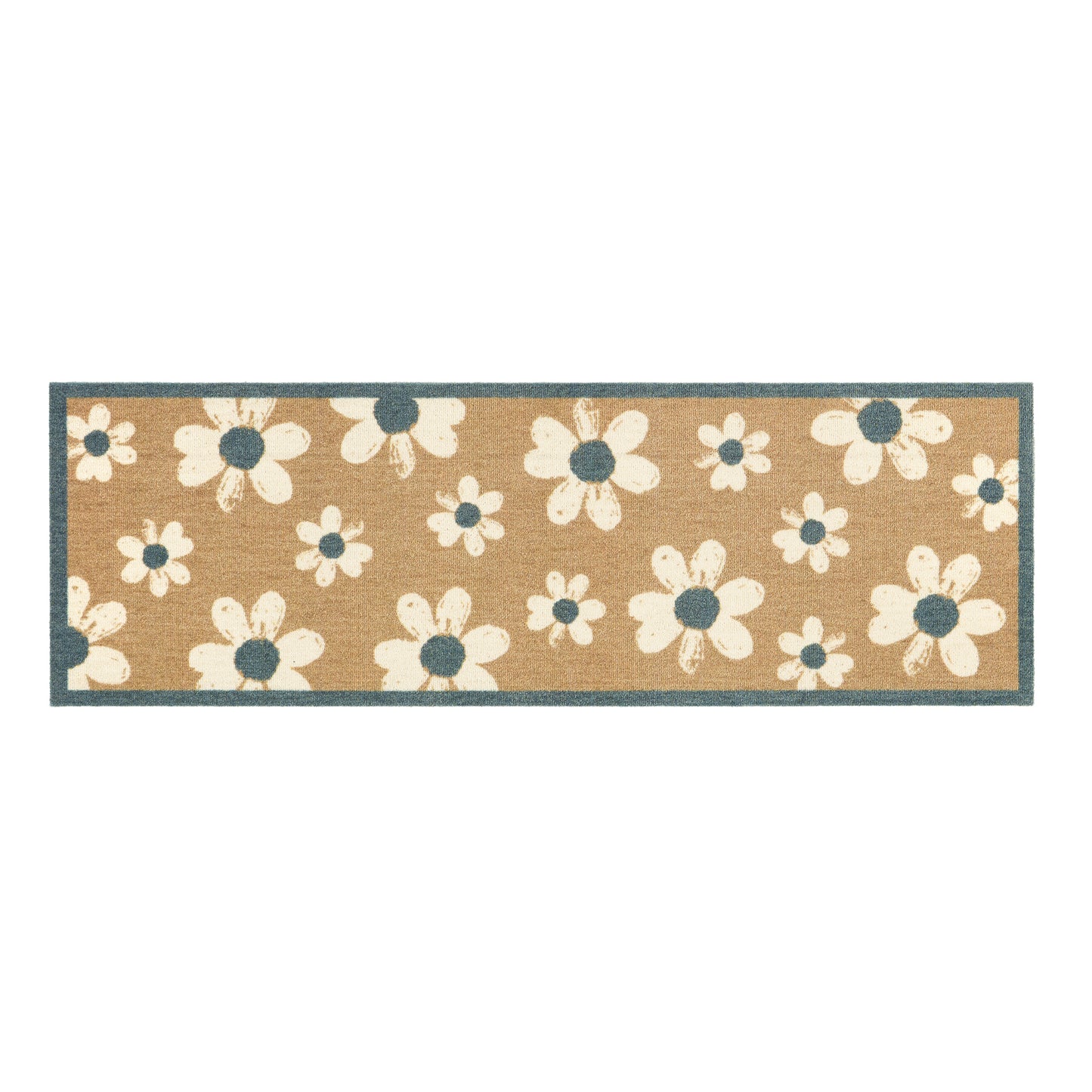 Flower Home Machine Washable Runner