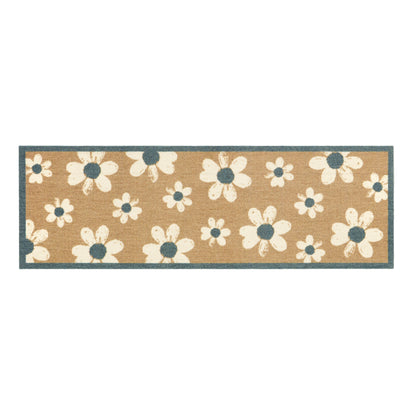 Flower Home Machine Washable Runner