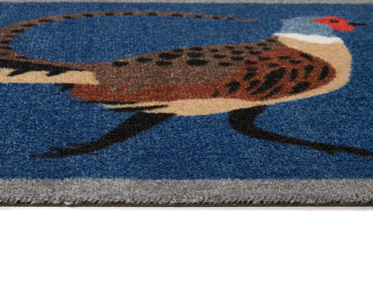 Blue Pheasant Machine Washable Mat