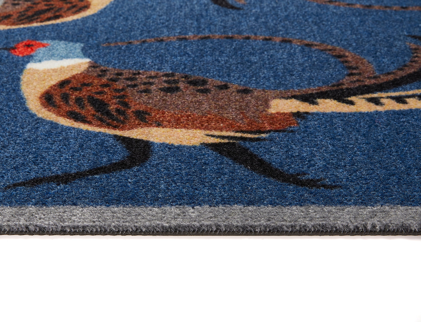 Blue Pheasant Non-Slip Runner