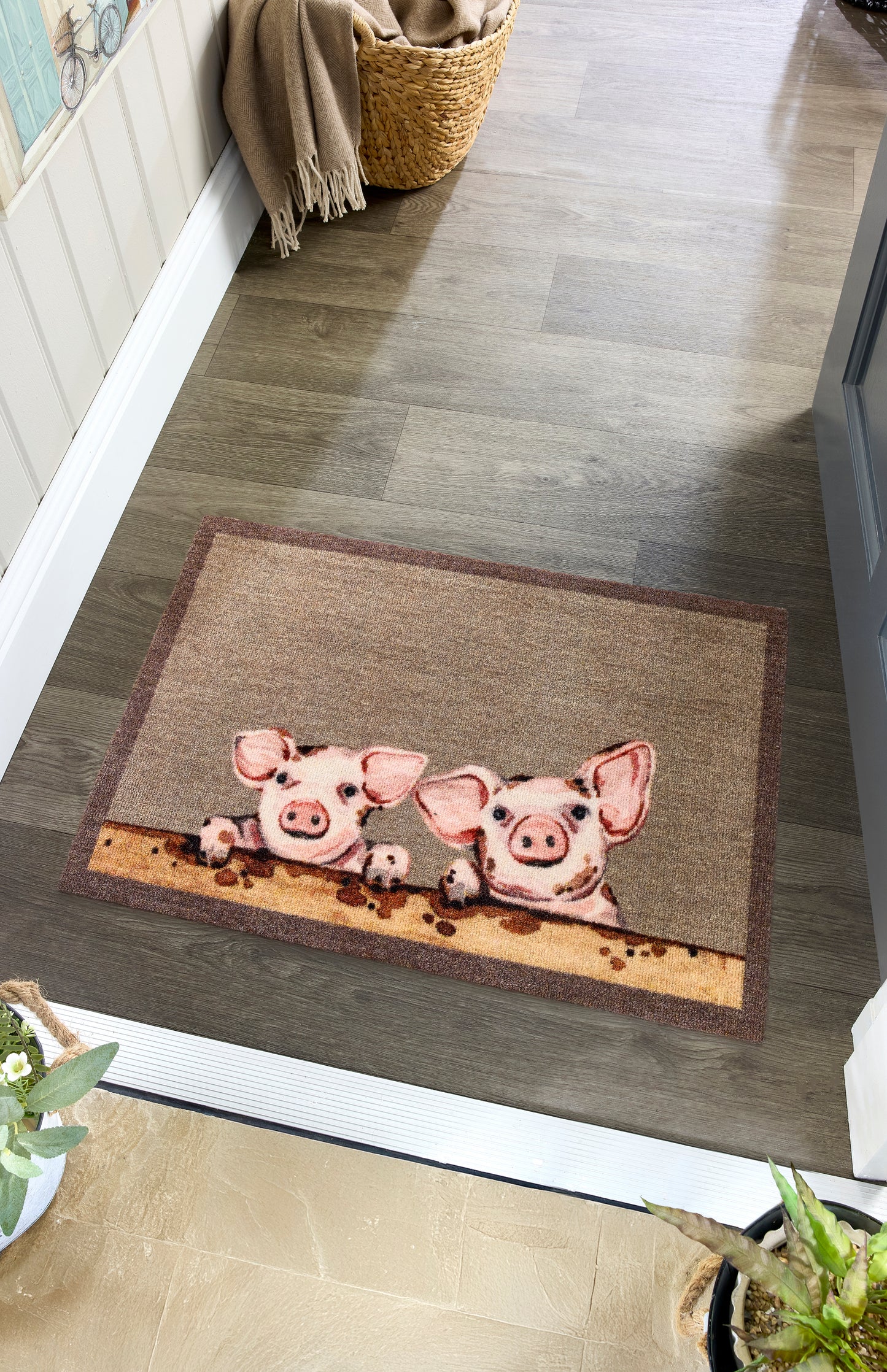 Piglet Machine Washable Mat