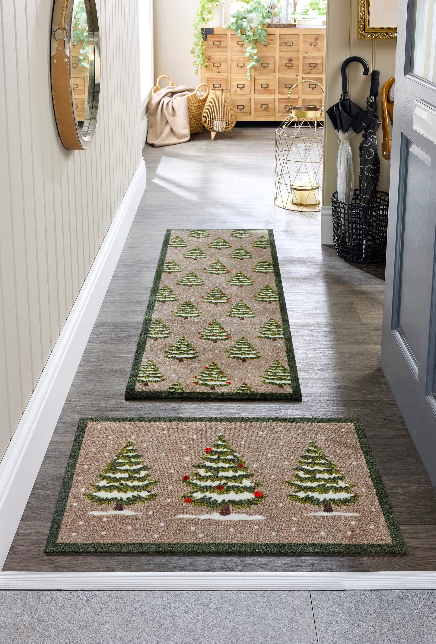 Christmas Tree Non-Slip Runner