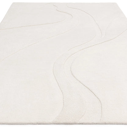 Olsen Glide Luxury Wool Rug - Ivory