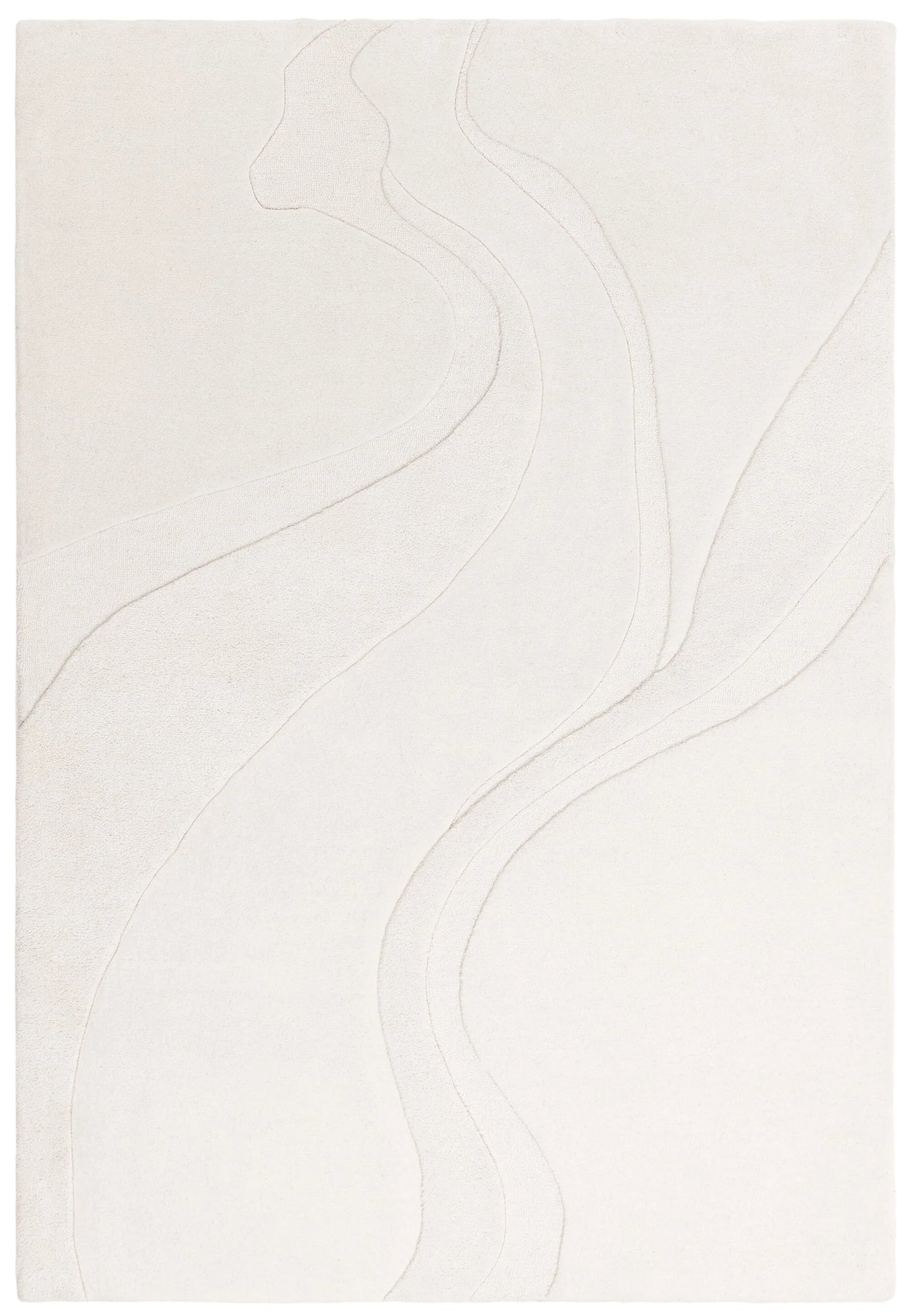 Olsen Glide Luxury Wool Rug - Ivory