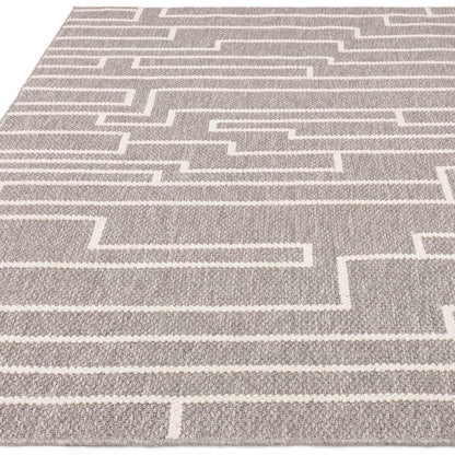 Camber Track Woven Rug - Grey