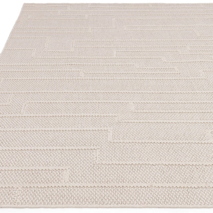 Camber Track Woven Rug - Ivory