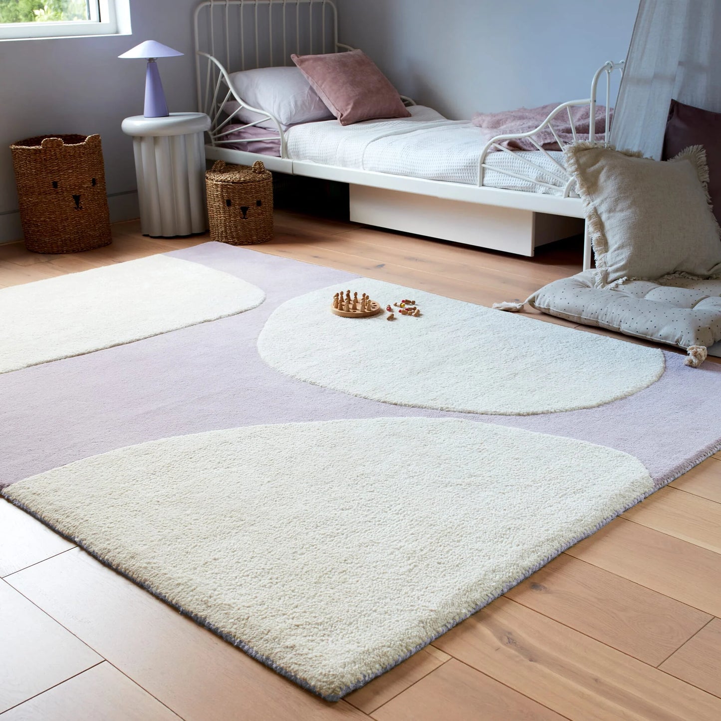 Canvas Pebble Rug - Lavender