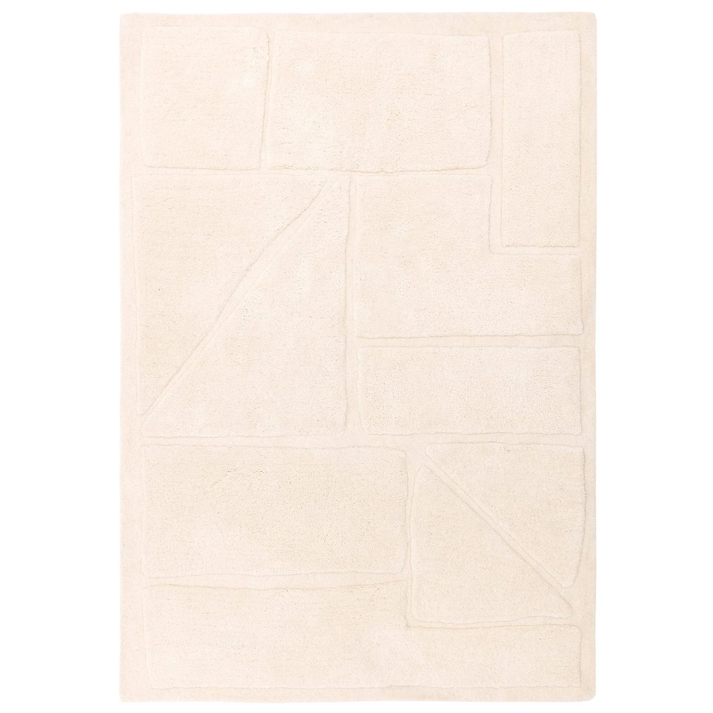 Horizon Geometric Luxury Rug - Ivory